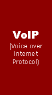 Text Box: VoIP(Voice over Internet Protocol)